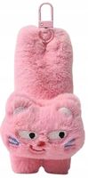 Breloczek Przywieszka Pluszaczek Kotek z Kreskówek Słodki Kicia Różowa PINK