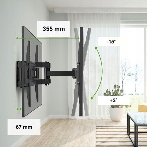 Certyfikowany Solidny Obrotowy Uchwyt do Telewizora Wieszak TV 32"-80" VESA na Arena.pl