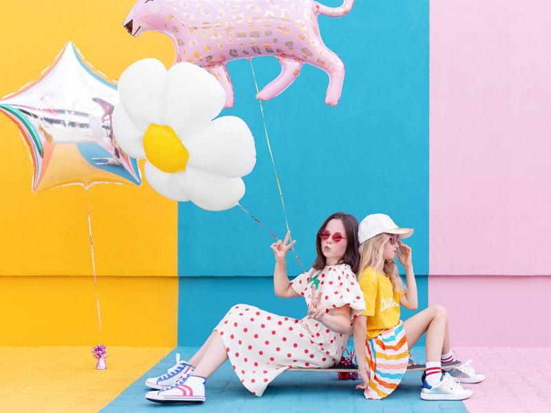 Balon foliowy, „Lampart”, 103 cm x 63 cm [balon na hel] zdjęcie 10