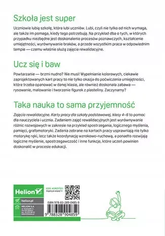 Zajęcia rewalidacyjne. Karty pracy dla szkoły podstawowej, klasy 4-6 na Arena.pl