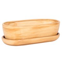 Kaktusiarka Ceramiczna 27cm doniczka jasny brąz eco