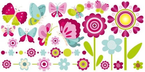 80X40CM KWIATY TRÓJ OBRAZ na Arena.pl