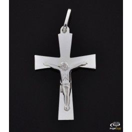 SREBRNY KRZYŻYK Z JEZUSEM PRÓBA SREBRA 925 GRAWER GRATIS! na Arena.pl
