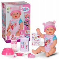 BABY born Interaktywna Lalka Emma Niemowlę 43 cm Bobas Akcesoria