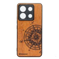 Drewniane Etui Bewood do Xiaomi Redmi Note 13 Pro 5G TRAVELER MERBAU