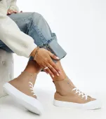 Brązowe wysokie trampki Vinka 39