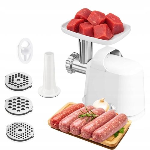 MASZYNKA DO MIELENIA MIĘSA KIEŁBASY 3 SITA + SZATKOWNICA REWERS MOC na Arena.pl