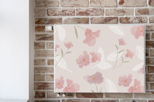 Mata Magnetyczna Na Grzejnik Drobne Różowe Kwiaty Natura 90cm x 60cm na Arena.pl