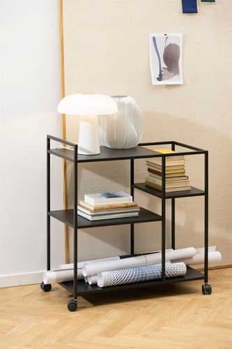 Wózek na kółkach Newcastle czarny na Arena.pl