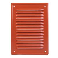 kratka metalowa skośna z siatką 14*21cm ceglasty - rx 02-719ce