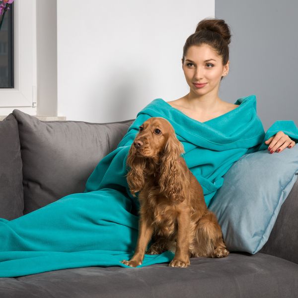 Kocyko-szlafrok - Miętowy zdjęcie 2