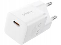 Ładowarka sieciowa uniwersalna Baseus GaN5 mini 1C 25W USB-C Biała