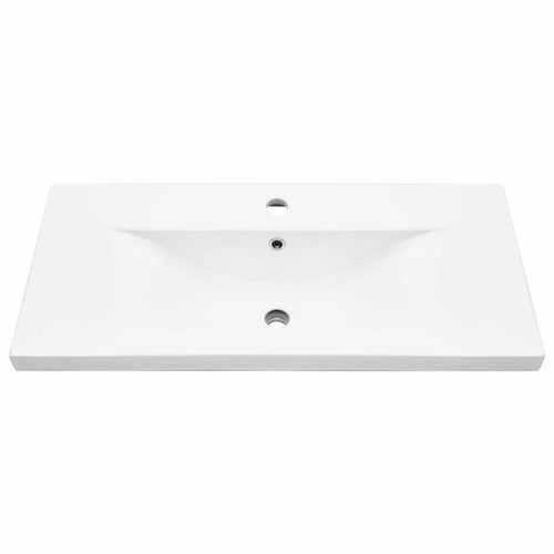 Szafka umywalkowa z drzwiami Czarny Dąb 80 x 38.5 x 46 cm na Arena.pl