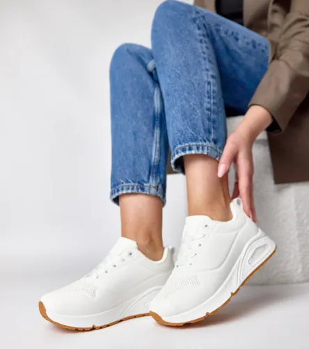 Białe sneakersy na grubej podeszwie Sylvie 41 na Arena.pl