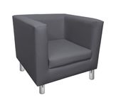 Fotel Monaco nogi chrom D23