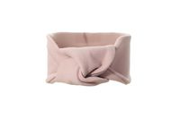Pupill PLANTA opaska wiosenna z supełkiem prążkowana pudrowy róż 44-46