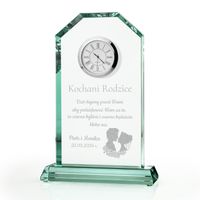 PODZIĘKOWANIE DLA RODZICÓW na ślub wesele Statuetka Zegar +GRAWER