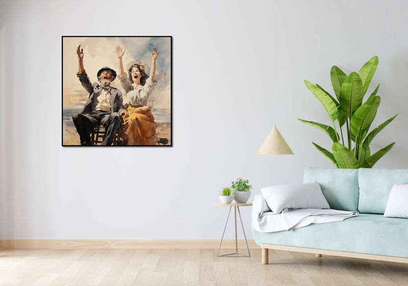 Plakat 90x90cm Chwile Radości zdjęcie 4