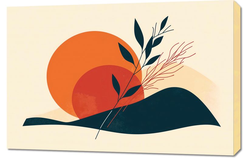 Obraz 90x60cm Zmierzch w Ciszy zdjęcie 1