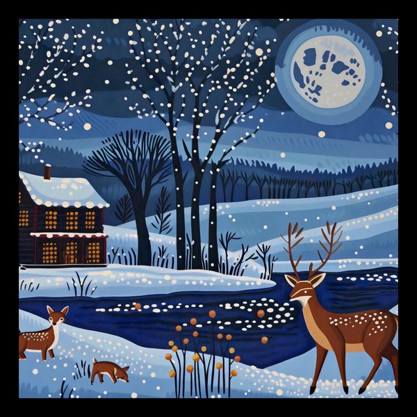 Plakat 30x30cm Przyszła Zima zdjęcie 2