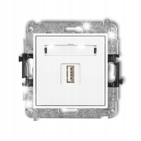 ŁADOWARKA USB 5V 1A KARLIK MINI BIAŁY