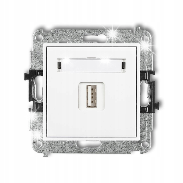 ŁADOWARKA USB 5V 1A KARLIK MINI BIAŁY zdjęcie 1