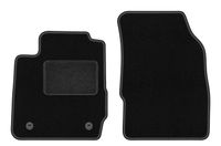 Dywaniki przednie welurowe do: Ford Fiesta MK7 2011-2017 hatchback czarne