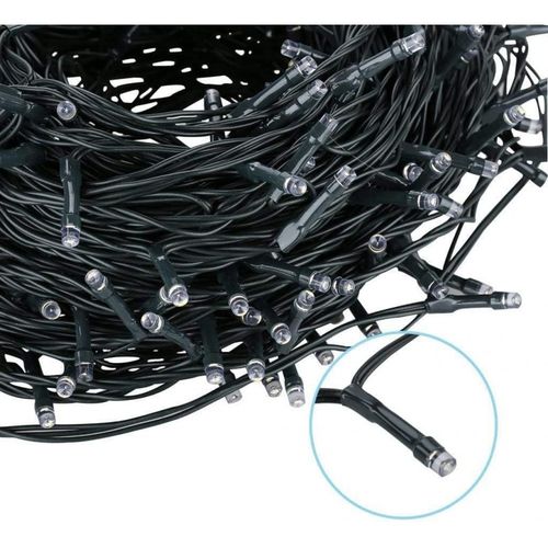 światełka lampki 100 led niebieski, flash biały lamp08n na Arena.pl