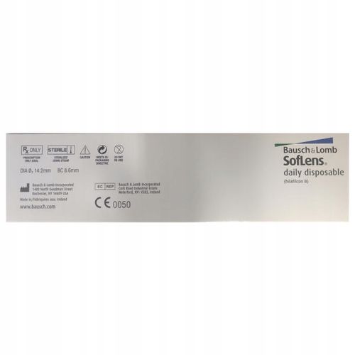 Soczewki Soflens Daily Disposable 30 sztuk na Arena.pl