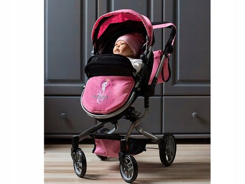 WÓZEK 2W1 GŁĘBOKI SPACERÓWKA DLA LALEK GONDOLA Składany + TORBA na Arena.pl