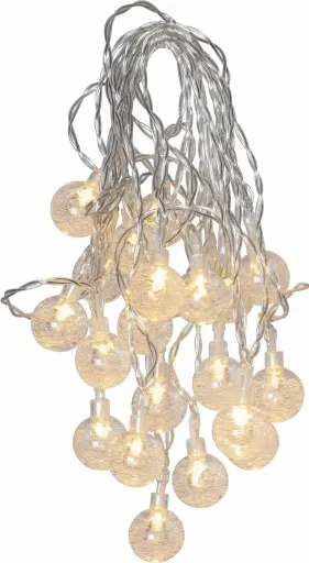 Girlanda świetlna solarna zewnętrzna IP44 LED 475 cm z czujnikiem zmierzchu zdjęcie 3