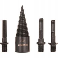 Świder do łupania drewna 32mm + adaptery SDS Keltin K02395
