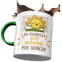 Kubek Zielony Dla Patrycji Koleżanki Żony Prezent Z Nadrukiem Ze Zdjęciem
