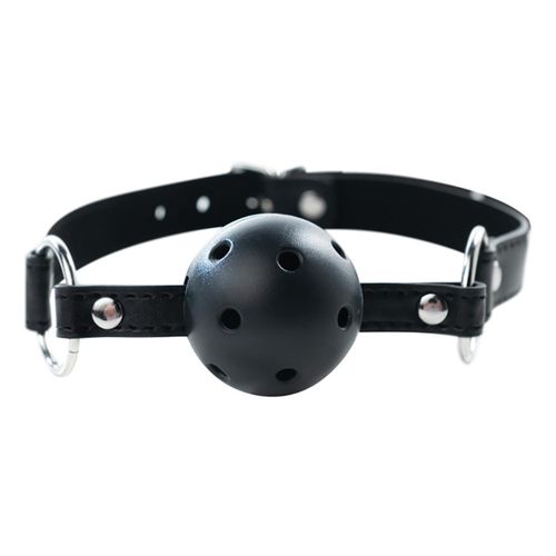 Black Breathable Ball Gag With Adjustable
Strap. na Arena.pl