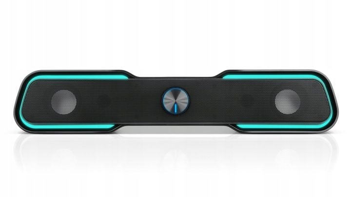 Zestaw głośników 2.0 REAL-EL S-180 6 W czarny zdjęcie 1