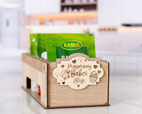 Prezent pojemnik na przyprawy przyprawnik organizer dzień Babci i Dziadka na Arena.pl