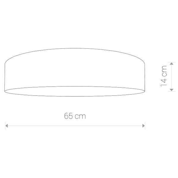 Lampa sufitowa Turda 8955 abażurowy plafon do przedpokoju złoty zdjęcie 3