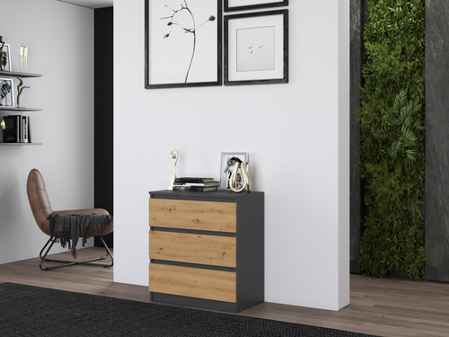 Komoda Malwa M3 ANTRACYT ARTISAN na Arena.pl