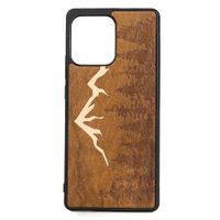 Drewniane Etui Bewood na Motorola Edge 40 Neo GÓRY IMBUIA