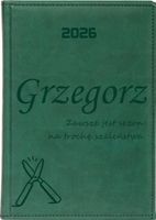 KALENDARZ A5 2026 dzienny KSIAŻKOWY z grawerem DLA OGRODNIKA + IMIĘ
