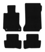 Dywaniki welurowe BASIC czarne Mercedes C W204 2007-2014
