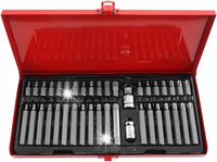 ZESTAW BITÓW KOŃCÓWKI BITY KLUCZE KOŃCÓWKI KLUCZ IMBUS HEX TORX SPLINE 40el