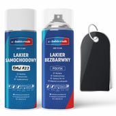 lakier samochodowy w sprayu + bezbarwny połysk bmw a22 sparkling graphite