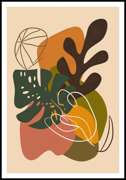 Plakat 67,5x100cm Leśna Kompozycja zdjęcie 3