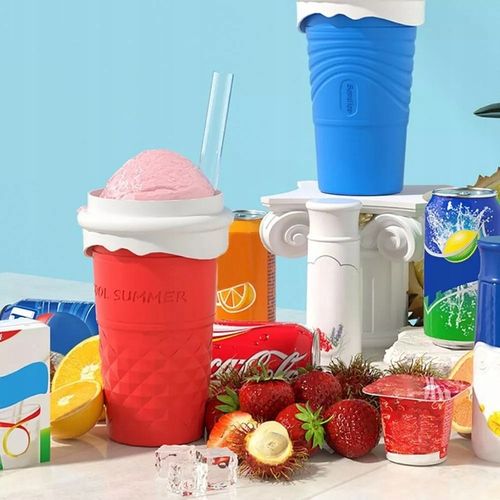 KUBEK DO ROBIENIA LODÓW GRANITY SORBETÓW SLUSHY KOKTAJLI MROŻONYCH 500ML na Arena.pl