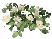 SZTUCZNE KWIATY ROŚLINY GIRLANDA 220CM RÓŻA RÓŻE