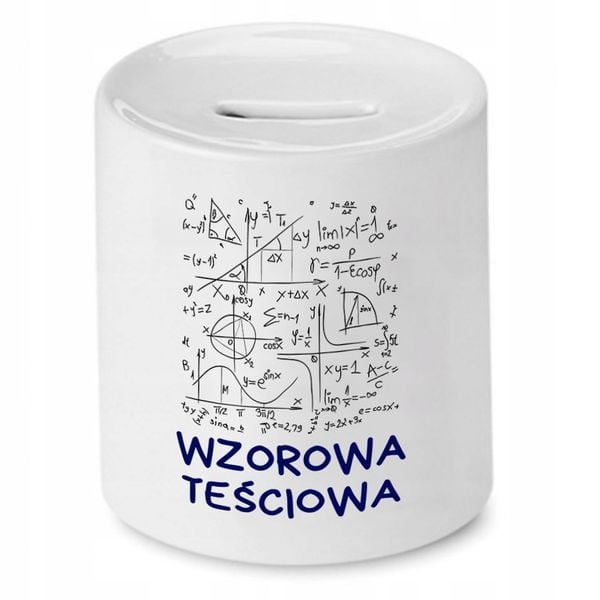 Skarbonka Dla Teściowej Wzorowa Teściowa Prezent Z Nadrukiem Ze Zdjęciem zdjęcie 1