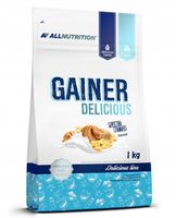 ALLNUTRITION GAINER DELICIOUS 1000G MASA BIAŁKO WĘGLOWODANY PROTEIN MIĘŚNIE