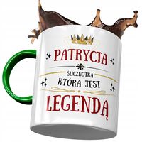 Kubek Zielony Dla Patrycji Koleżanki Żony Prezent Z Nadrukiem Ze Zdjęciem
