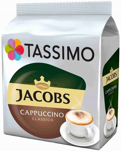 Kapsułki TASSIMO Jacobs Cappuccino Classico 8 na Arena.pl